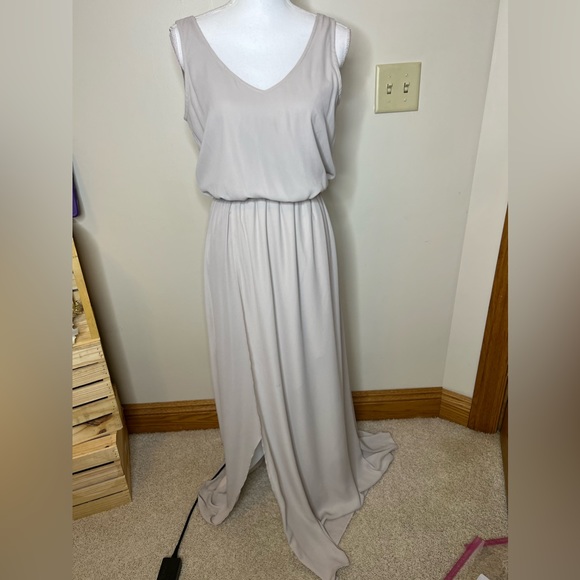 Show Me Your Mumu Kendall Maxi Dress Show Me The Ring Crisp Bridesmaid Med. - Picture 2 of 14